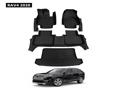 Распродажа,Матовые Черные Коврики С Левостороннего И Правым Рулем Для 2020 Rav4